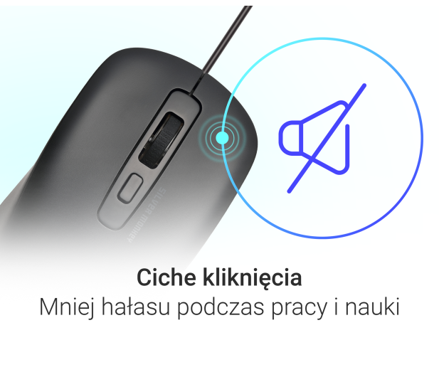 Silver Monkey Przewodowa mysz optyczna M110C - 1514813 - zdjęcie 4